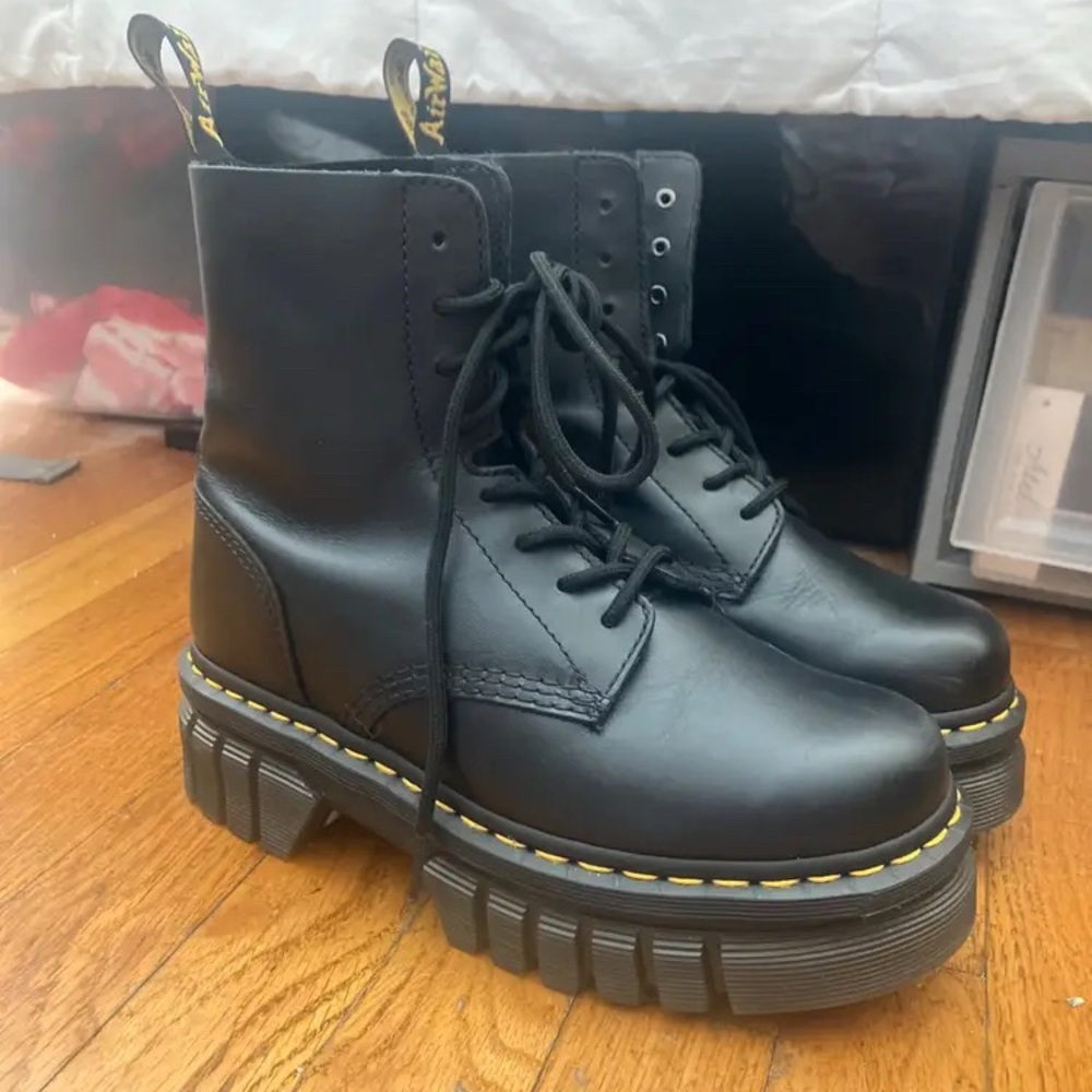 Dr. Martens Black Platform Boots